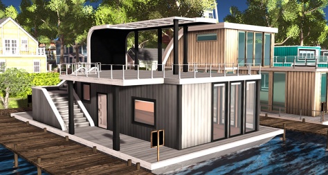Linden Homes: Houseboats - photographed by Wildstar Beaumont